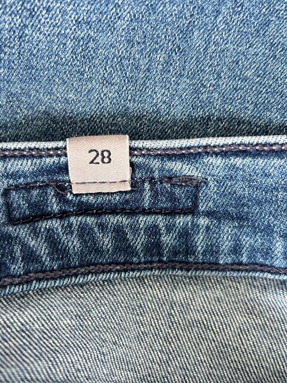 Citizens of Humanity Rocket Crop High Rise Skinny Jeans 28 Side Stripe Contrast - Picture 7 of 12